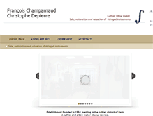 Tablet Screenshot of champarnaud-depierre.com
